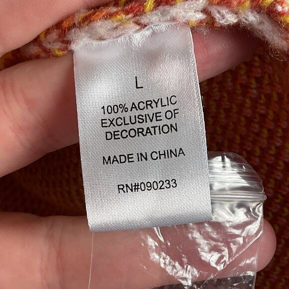 Pacsun Mens Retro Striped Button Down Cardigan Sweater Large - Picture 11 of 15